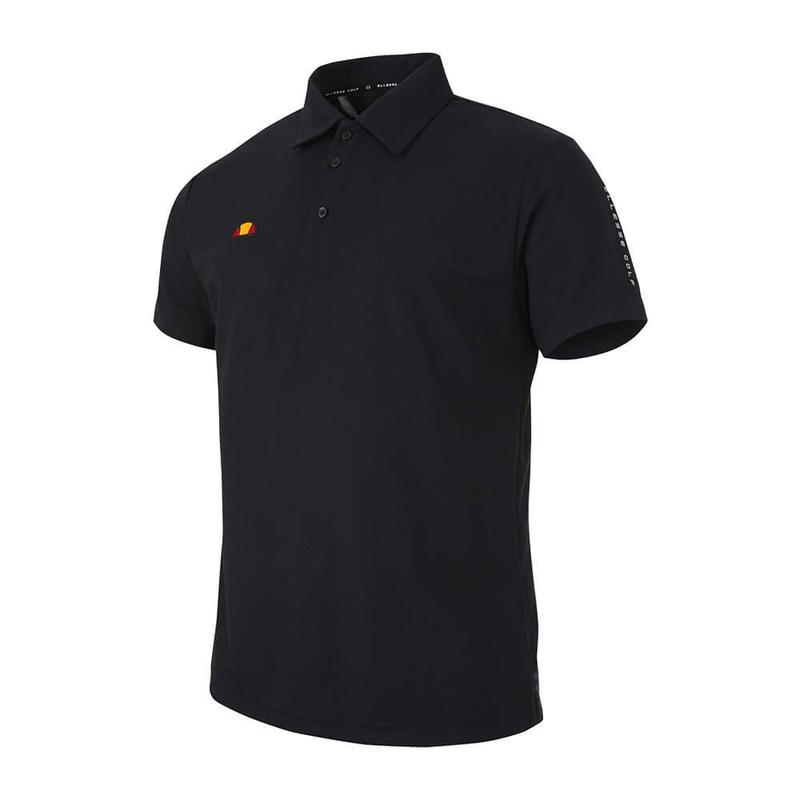 Ellesse Bertola Men's Golf Polo Shirt - Black - main image