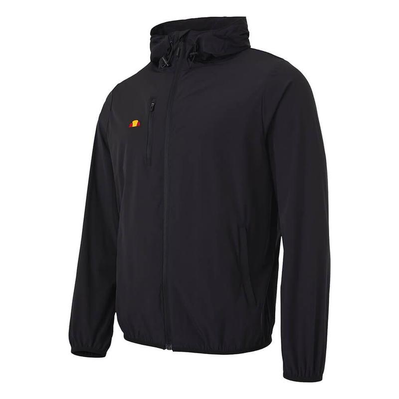 Ellesse Losali Hooded Full Zip Golf Jacket - Black - main image