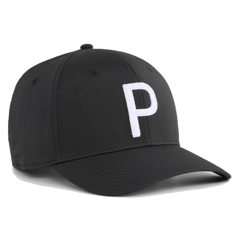 Puma Heritage P Tech Golf Cap - Puma Black - main image
