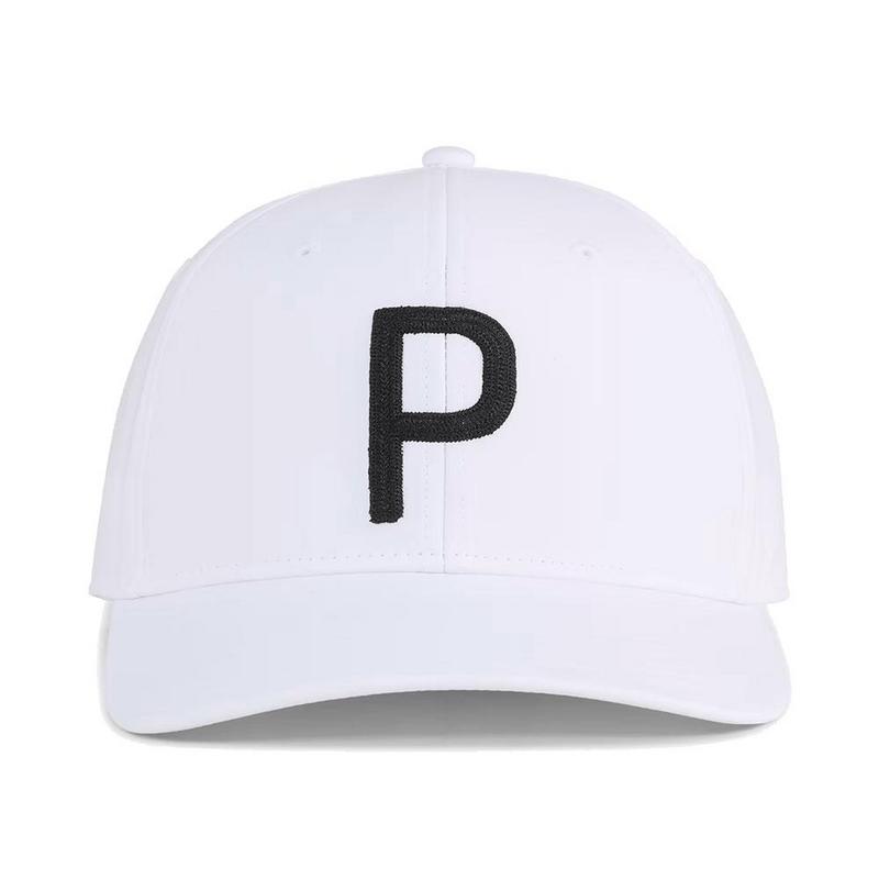 Puma Heritage P Tech Golf Cap - White Glow - main image