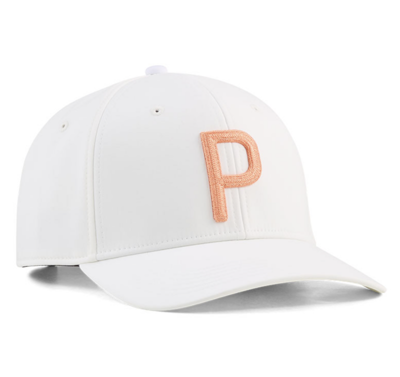 Puma Heritage P Tech Golf Cap - Warm White - main image