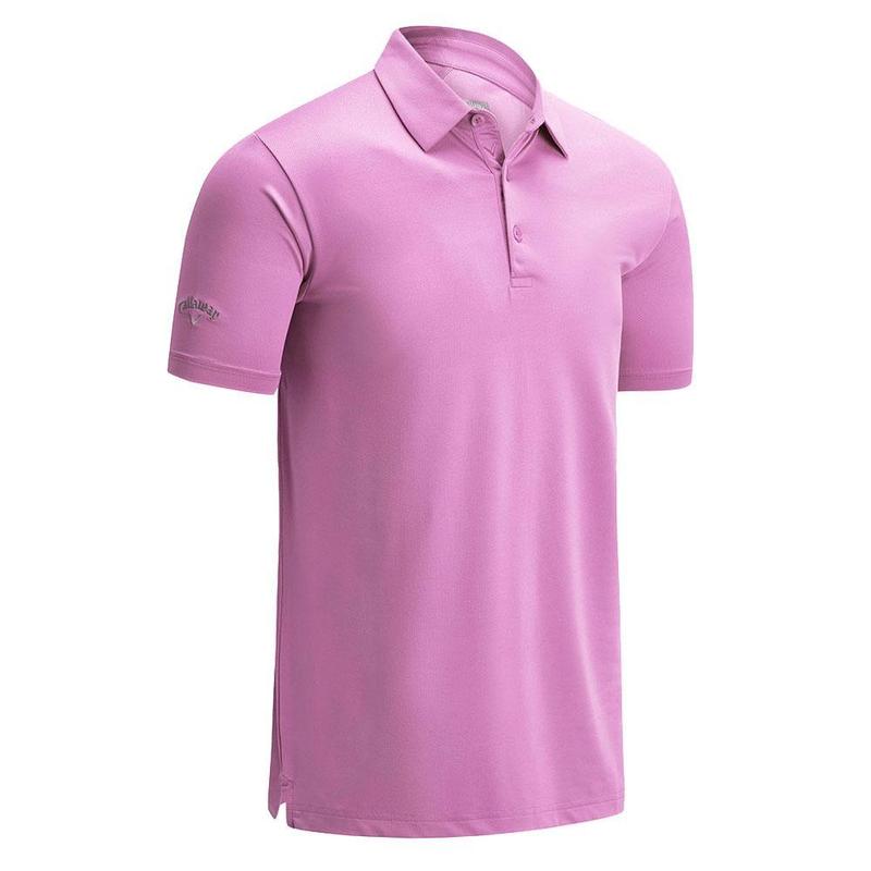 Callaway SS Solid Swing Tech Golf Polo Shirt - Lilac Chiffon