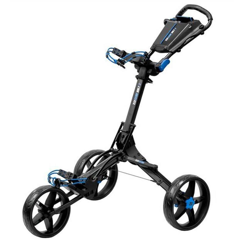 Longridge Ezeglide Bolt 2 Auto Opening Push Trolley - Black/Blue - main image