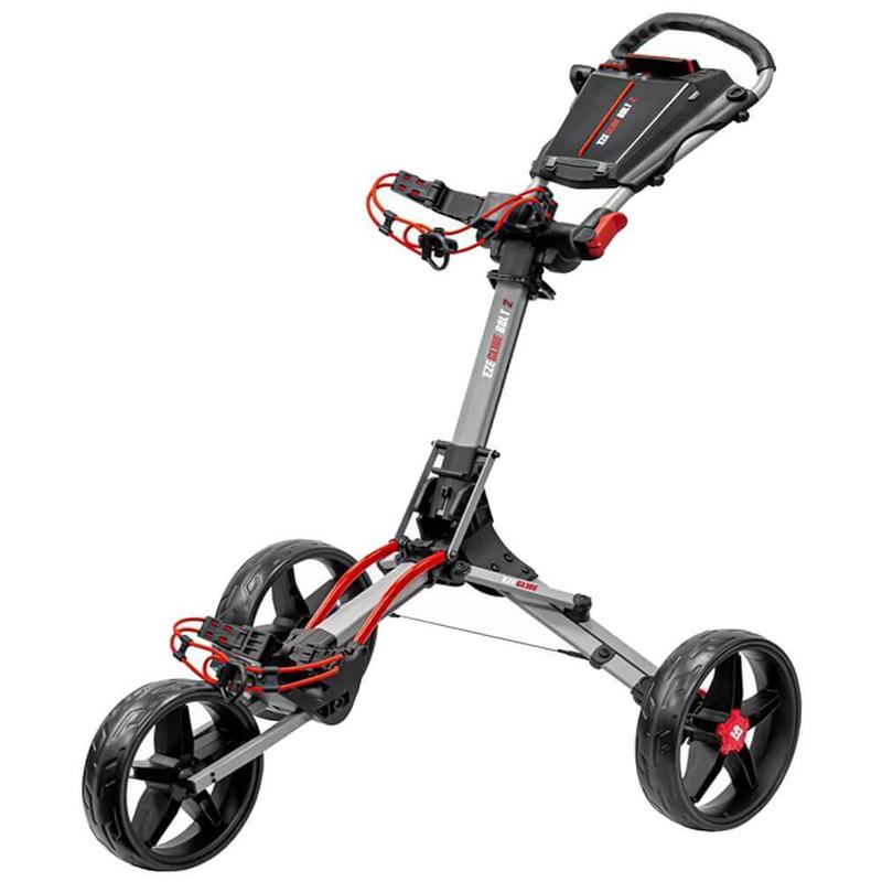 Longridge Ezeglide Bolt 2 Auto Opening Push Trolley - Grey/Red - main image