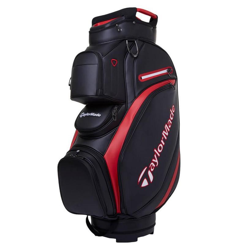 TaylorMade Deluxe Golf Cart Bag - Black/Red - main image