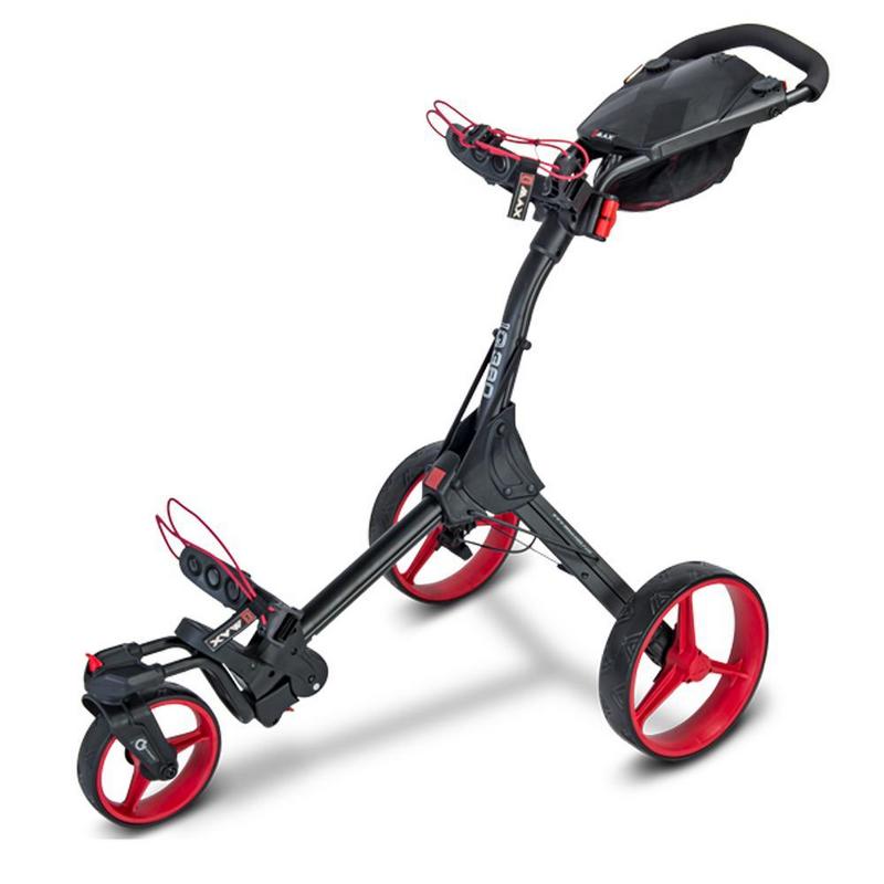 Big Max IQ 360 Golf Push Trolley - Black/Red - main image