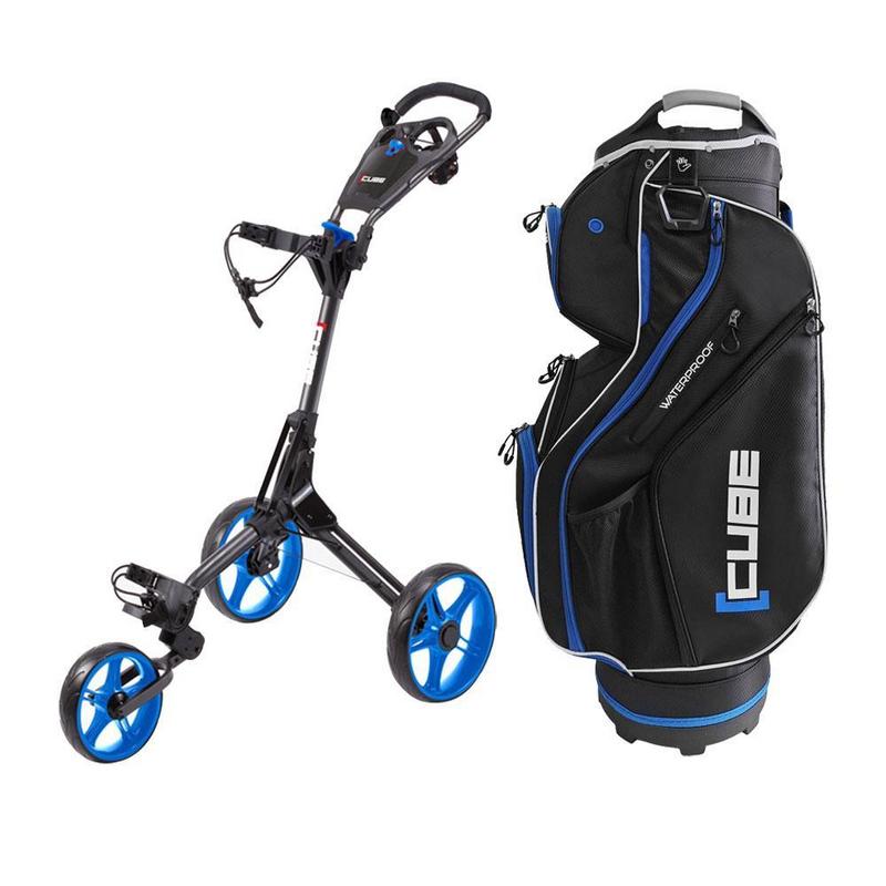 Cube Golf Trolley + Golf Cart Bag Bundle Offer - main image
