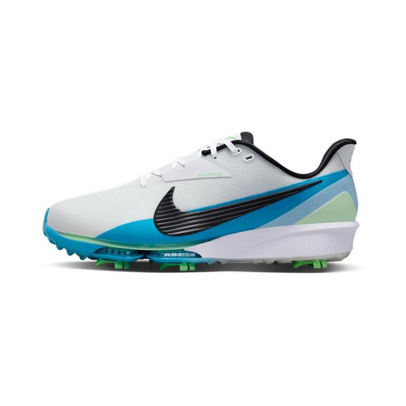 Nike NEXT% Tour 3 Spiked Golf Shoes - White/Black/Light Current Blue - main image
