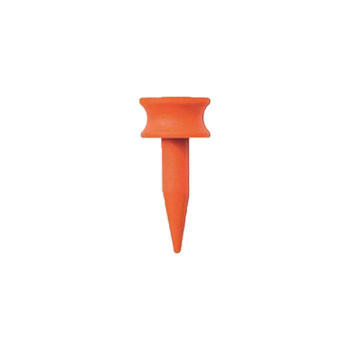 Longridge Plastic Castle Golf Tees Orange 5mm (1000) - main image