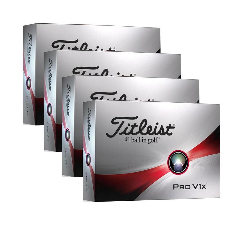 Titleist Pro V1x 4 For 3 Golf Balls Personalised White - 2024 Unisex White 3 Dozen + 1 Dozen Free - main image