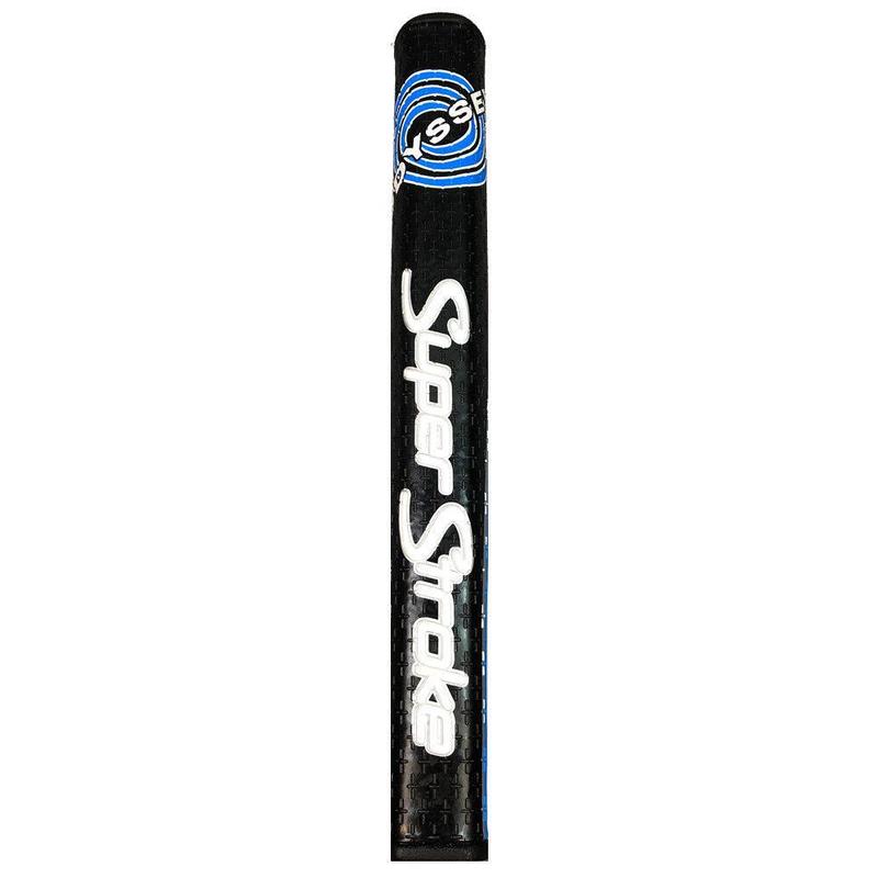 Super Stroke Slim 3.0 Black/White/Blue Golf Putter Grip - main image
