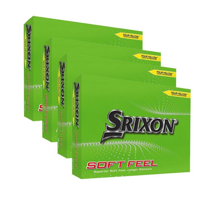 Srixon Soft Feel Golf Balls - Yellow (4 FOR 3) - main image