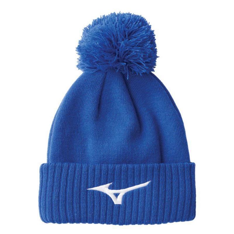 Mizuno Crested Bobble Hat - Blue - main image