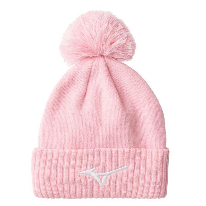 Mizuno Crested Bobble Hat - Pink - main image