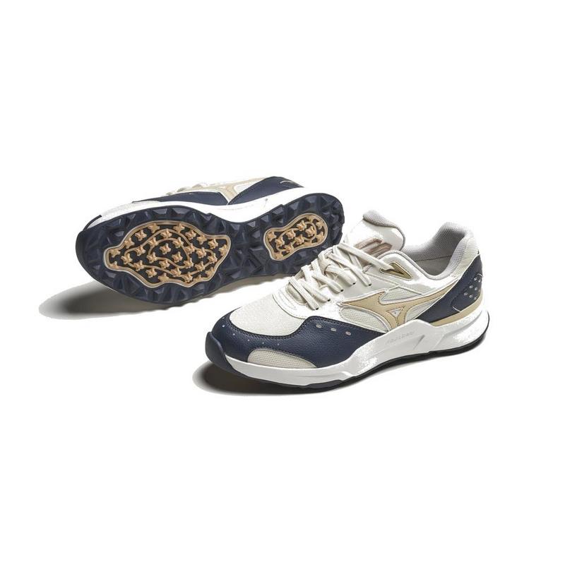 Mizuno Contender Golf Shoes - India Ink/Pale Khaki/Snow White - main image