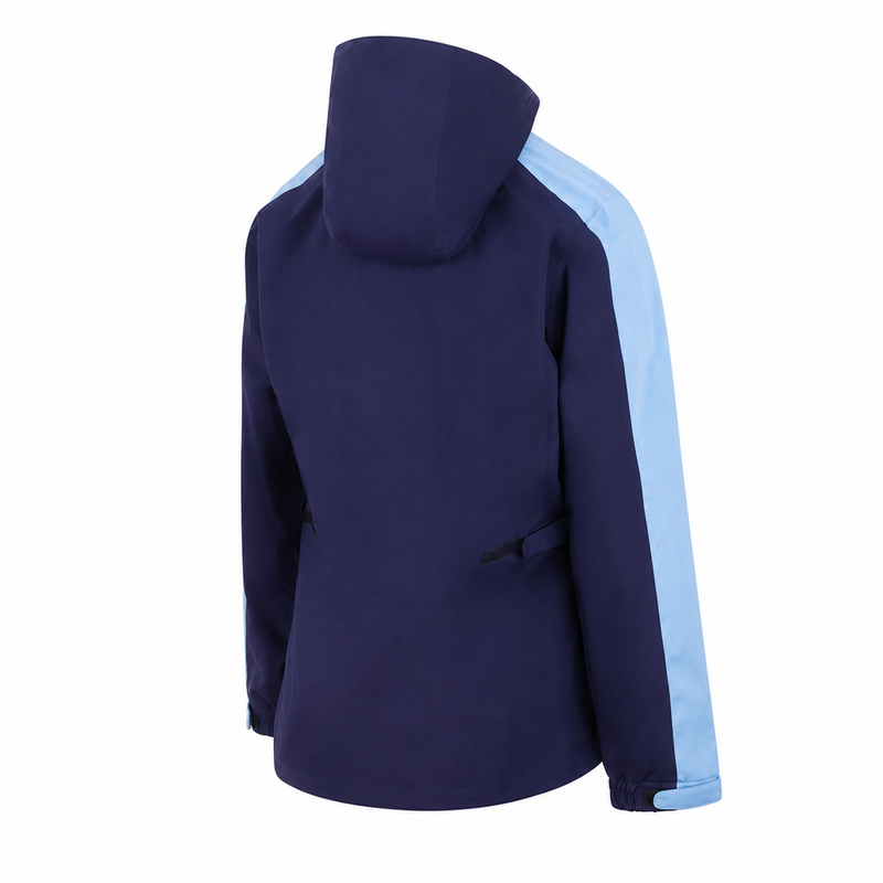 ProQuip Ladies Paige Hooded Waterproof Golf Jacket - Navy/Bonnie Blue - main image
