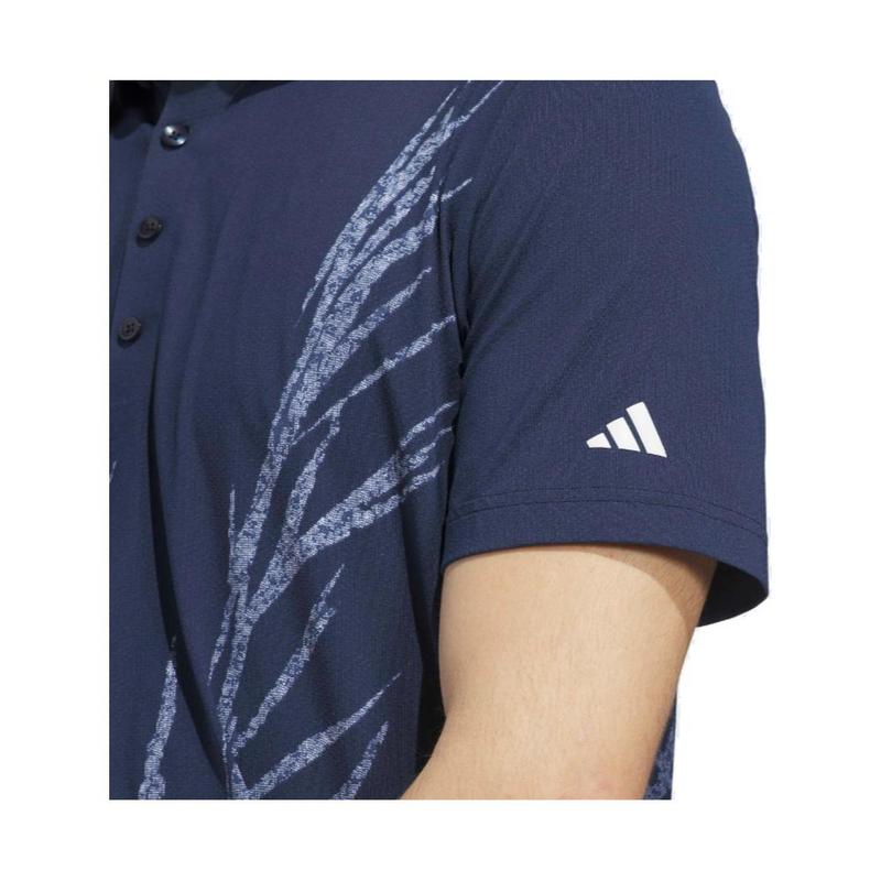 adidas Ultimate365 Tour Cool Feeling Fescue Golf Polo Shirt - Navy - main image