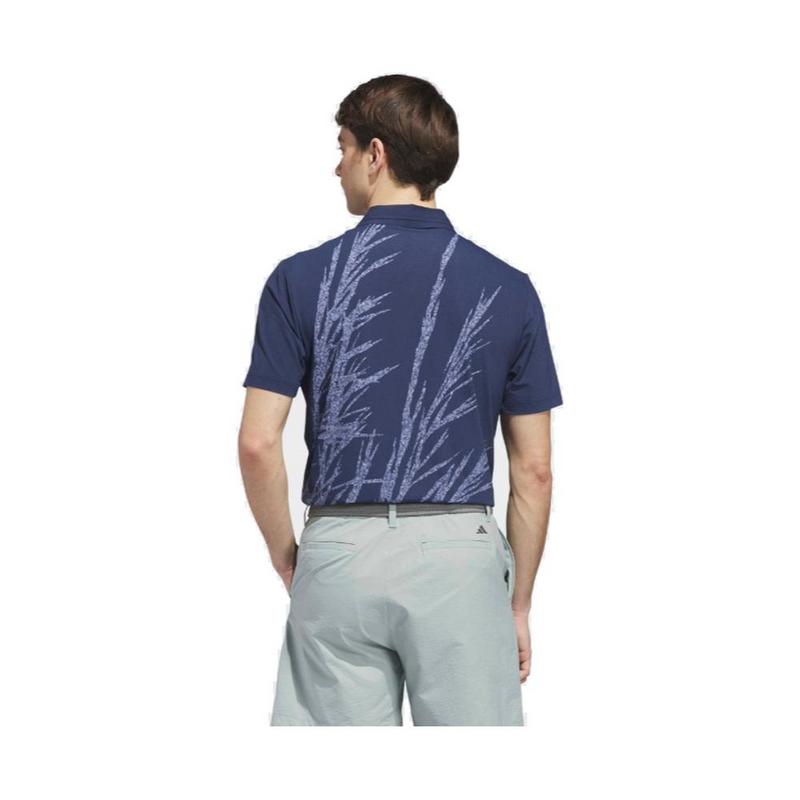 adidas Ultimate365 Tour Cool Feeling Fescue Golf Polo Shirt - Navy - main image