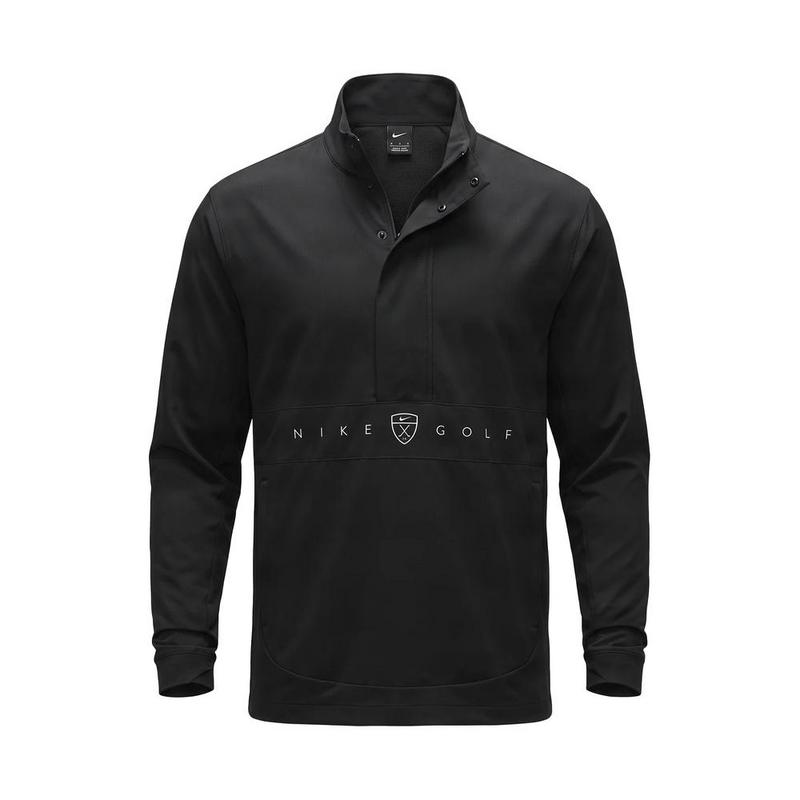 Nike Repel Half Zip Soft Shell Wind Jacket - Black - main image