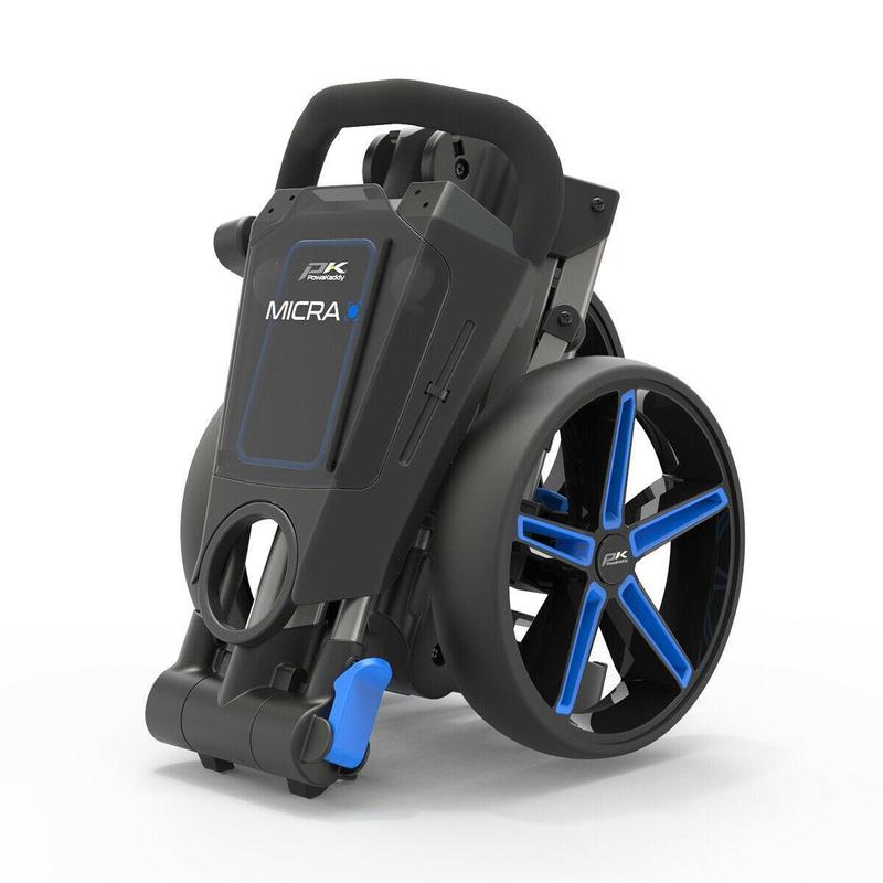 PowaKaddy MICRA Golf Push Trolley - Blue - main image