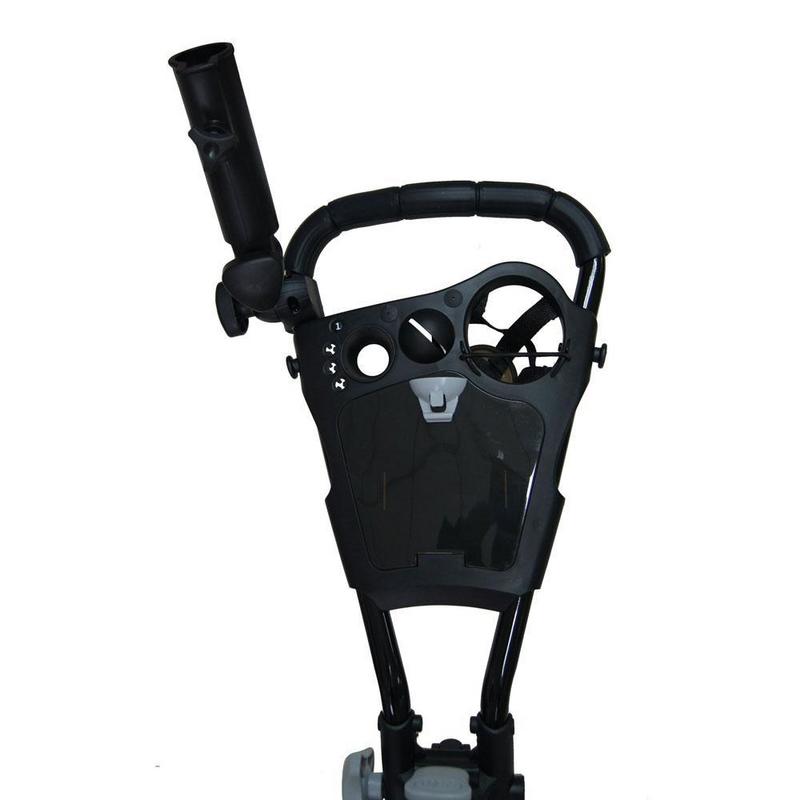 SkyMax Qwik Fold 3.0 3-Wheel Push Cart - Black  - main image