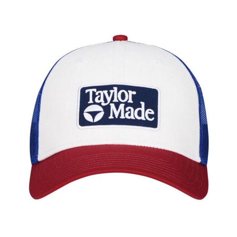 TaylorMade Radar Trucker Golf Hat - Red/White/Blue - main image