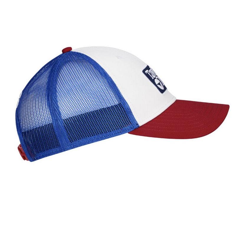 TaylorMade Radar Trucker Golf Hat - Red/White/Blue - main image