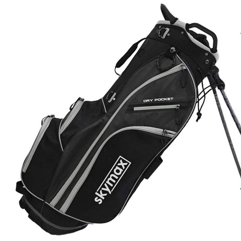SkyMax Sky-Lite 9" Golf Stand Bag - Black/Grey