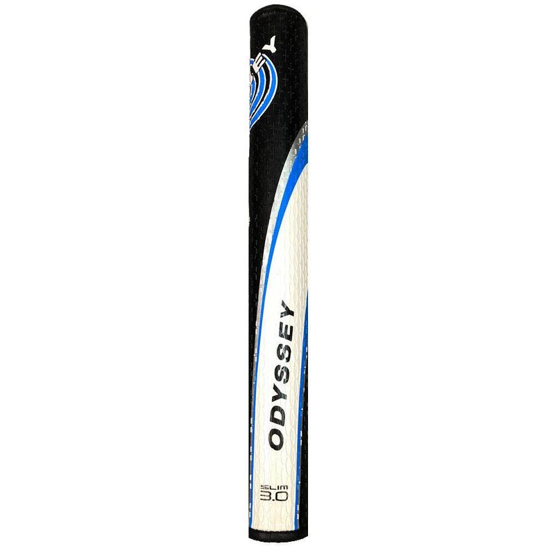 Super Stroke Slim 3.0 Black/White/Blue Golf Putter Grip - main image