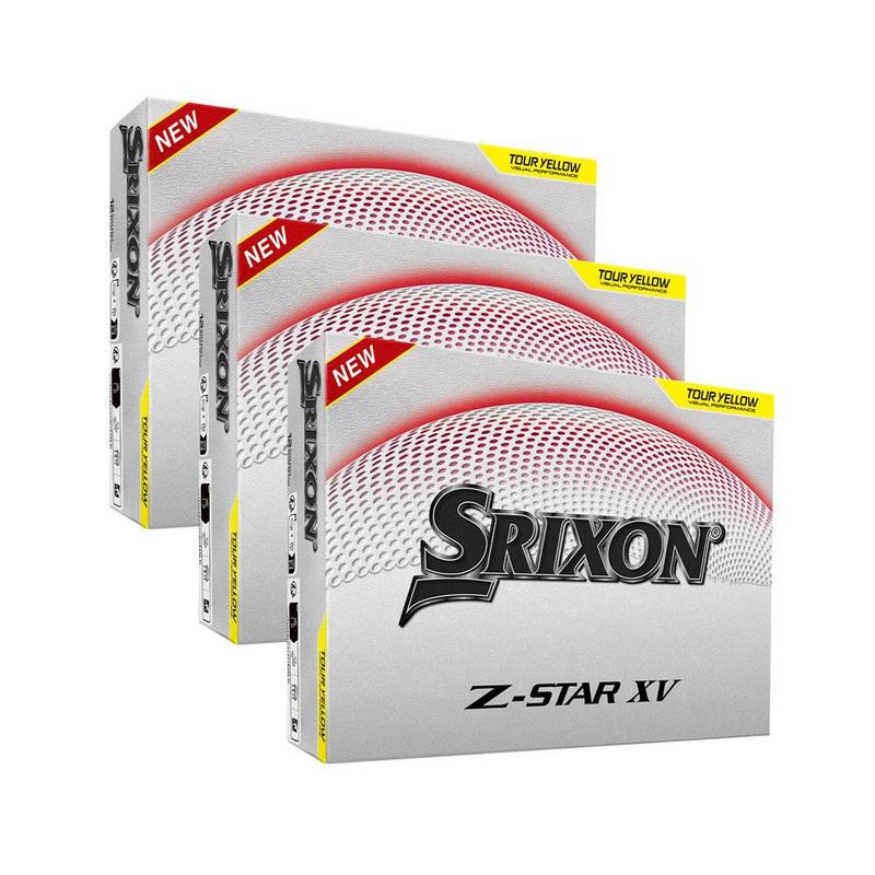 Srixon Z Star XV Golf Balls Yellow 3 Dozen Personalised