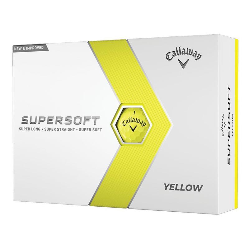 Callaway Supersoft Golf Balls 23 - Yellow - main image