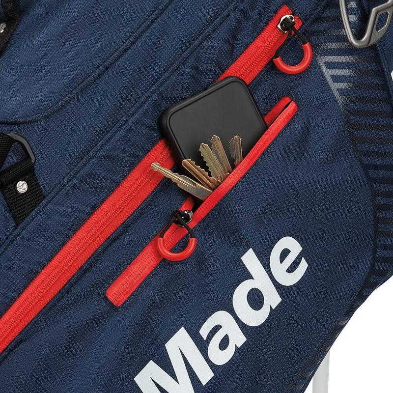 TaylorMade Pro Golf Stand Bag - Navy/Red - main image