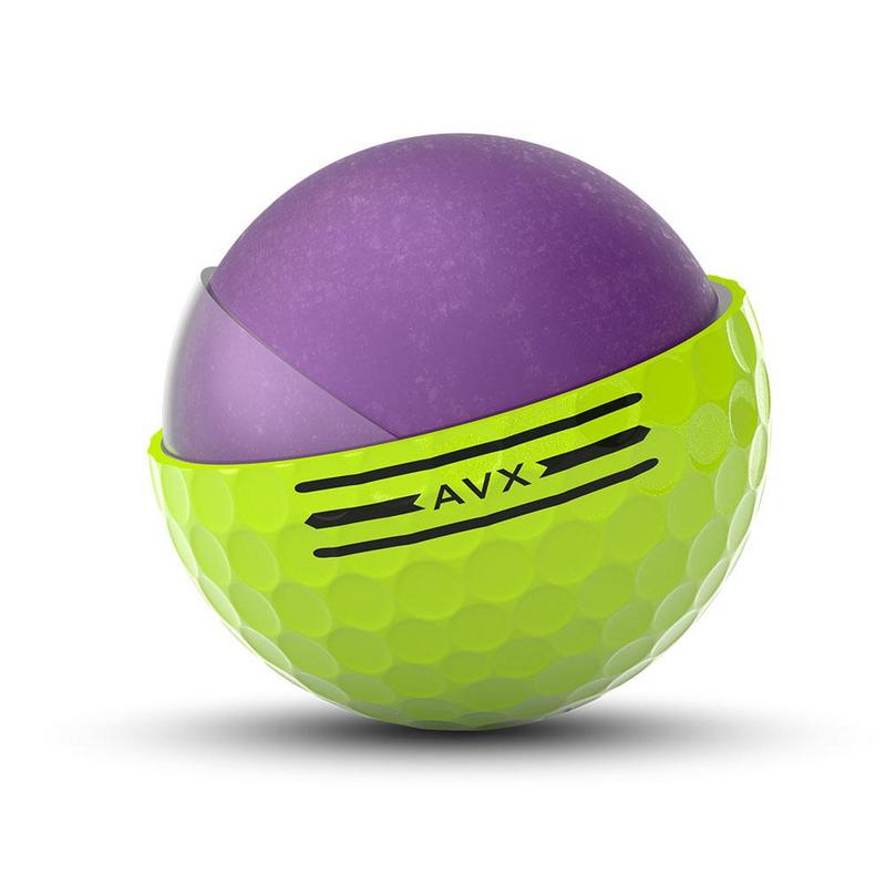 Titleist AVX Golf Ball 2024 - Yellow - main image