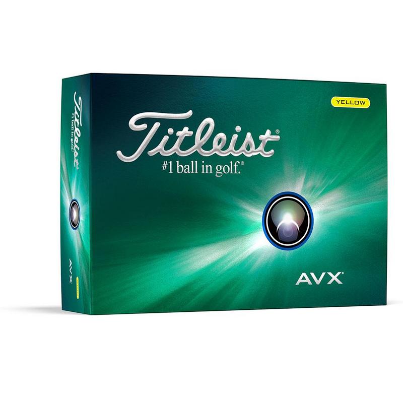 Titleist AVX Golf Ball 2024 - Yellow - main image