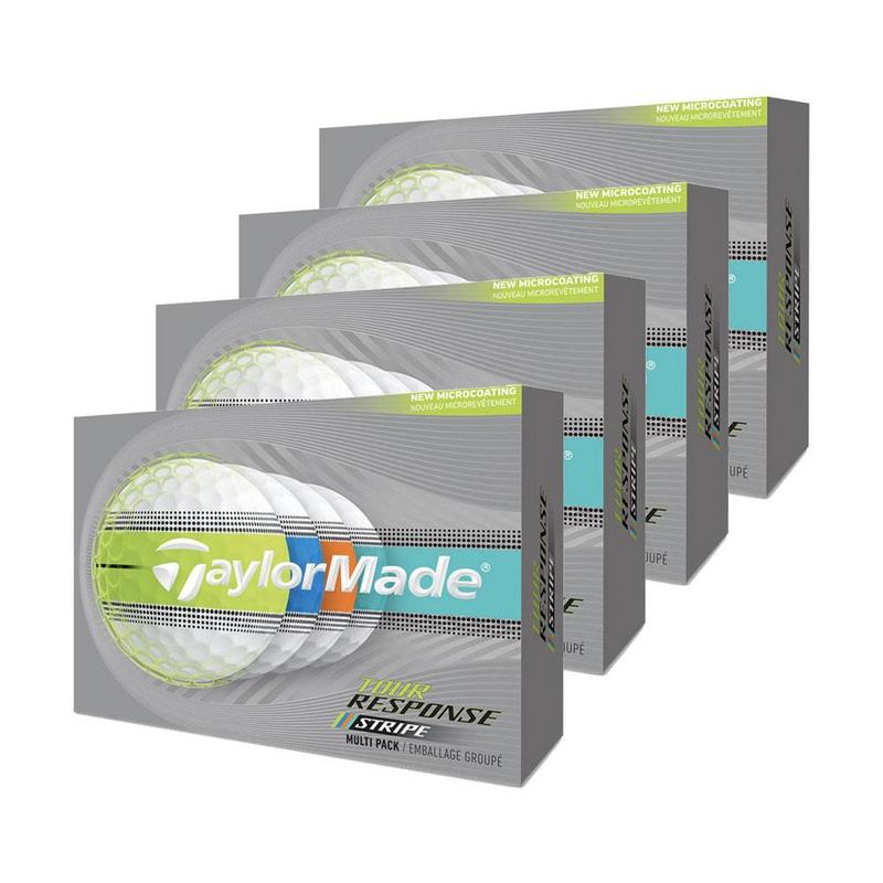 TaylorMade Tour Response Stripe Golf Balls Multi (4 For 3)