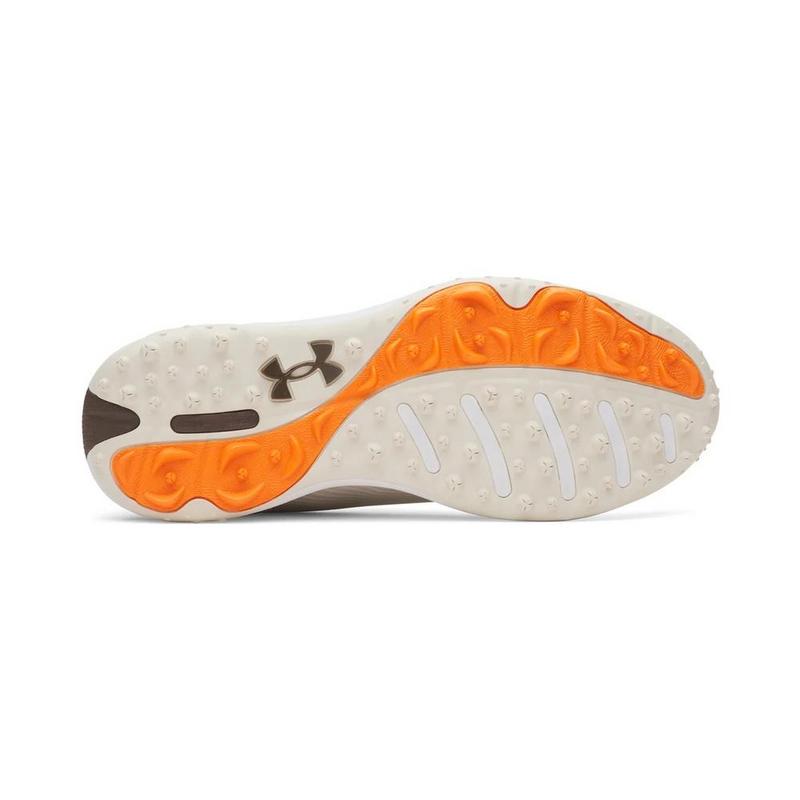 Under Armour UA Drive Fade 2 Spikeless Golf Shoes - Stone/Stone/Metallic Silver - main image