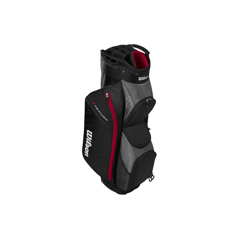 Wilson Feather Golf Cart Bag - Black/Grey/Red - main image