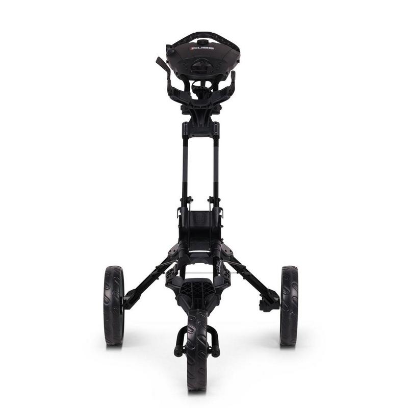 Wishbone Cube Three Golf Push Trolley - Charcoal/Black - main image
