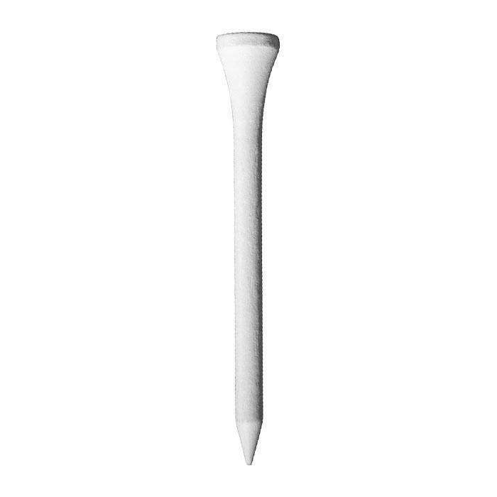 Longridge Wooden Golf Tees 69mm White (100) - main image