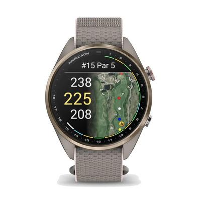 Garmin Approach S72 GPS Golf Smart Watch (43mm) - Soft Gold/Blush Pink - thumbnail image 8