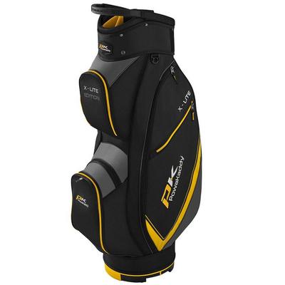 PowaKaddy X-Lite Edition Golf Trolley Bag - Black/Titanium/Yellow
