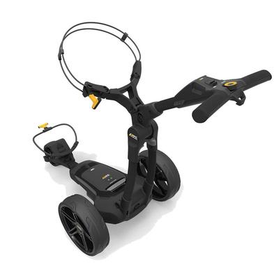 PowaKaddy FX1 Black Electric Golf Trolley 2023 - 18 Hole Lithium with FREE Powakaddy Cart Bag