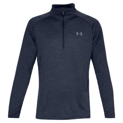 Under Armour Tech 2.0 Half Zip Long Sleeve Golf Top - Navy