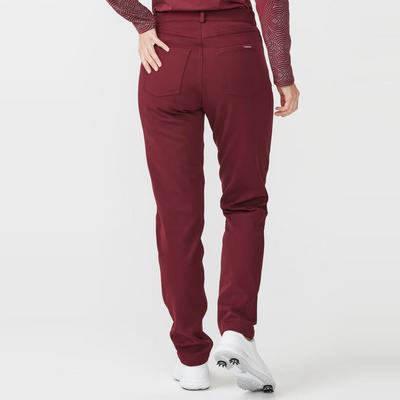 Rohnisch Heat Women's Golf Trouser - Burgundy - thumbnail image 3