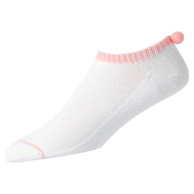 FootJoy Ladies ProDry Lightweight Pom Pom Golf Socks - Pink