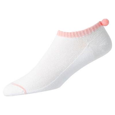 FootJoy Ladies ProDry Lightweight Pom Pom Golf Socks - Pink