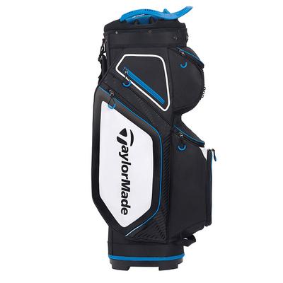 TaylorMade 8.0 Golf Cart Bag - Black/White/Blue