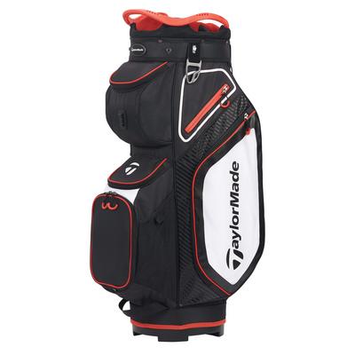 TaylorMade 8.0 Golf Cart Bag - Black/White/Red