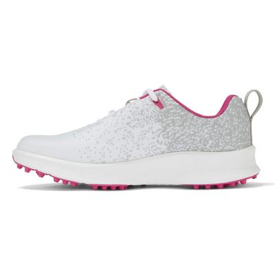 FootJoy FJ Leisure Ladies Golf Shoes - Silver/White/Fuschia - thumbnail image 2