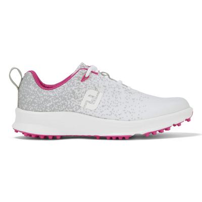 FootJoy FJ Leisure Ladies Golf Shoes - Silver/White/Fuschia - thumbnail image 1